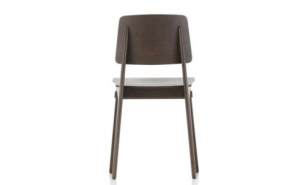 Chaise Tout Bois ダークオーク 46cm