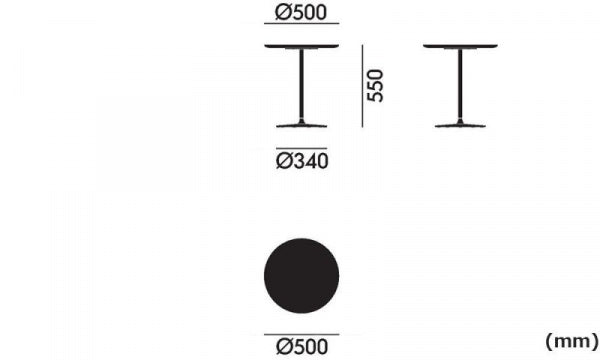 Occasional Low Table H55cm ナチュラルオーク