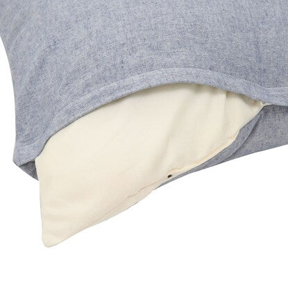 Pillowcase (cotton linen W BL S)