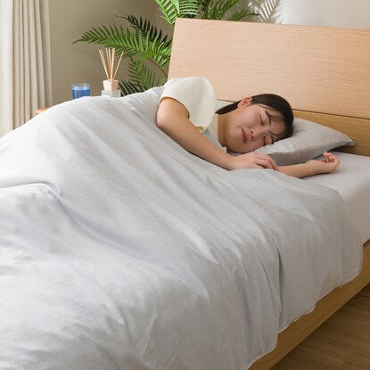 Double-sized duvet cover that can also be used as a cooling blanket (N-Grip N-Cool WSP GY 23NC6 D)