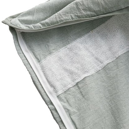 Easy-to-use quilt cover without strings, single size (N-Grip ANV027GR S) (Living in Comfort)