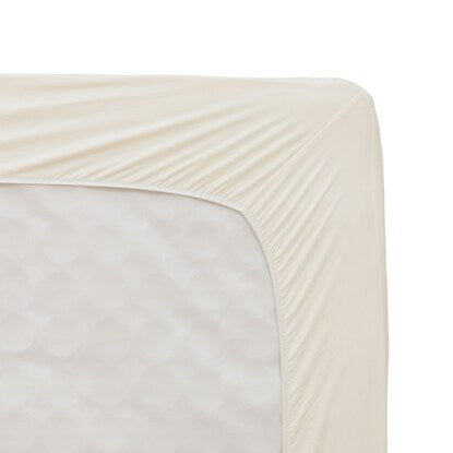 Vertical and horizontal stretch N fitted sheet, semi-double to double (FT04 SS IV SD-D)