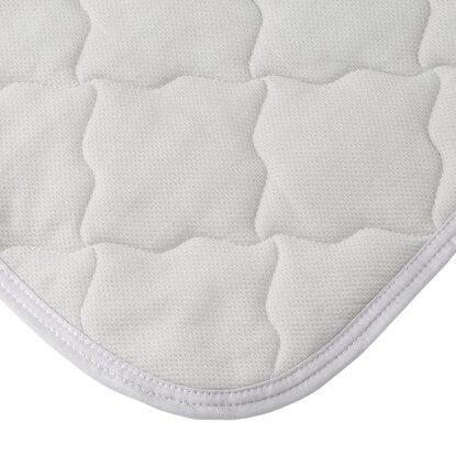 Fast-acting deodorizing waterproof mattress pad, single