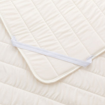 Elastic bed pad &amp; stretchy multi-purpose sheet 3-piece set, single (S B2203)