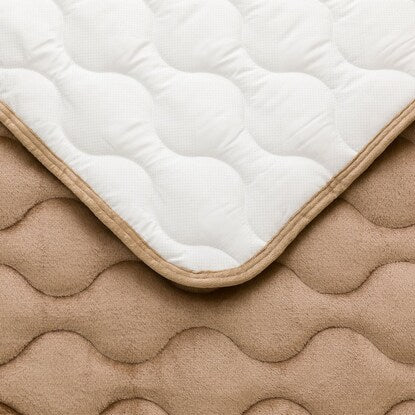 Easy to place, just place it on the mattress pad, semi-double (N Warm WSP BR SDA2312)