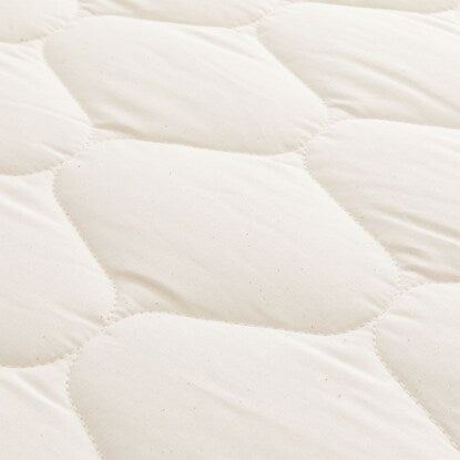 Smooth and quick-drying cotton bed pad, single size (B2303 S)