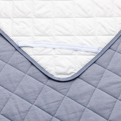 Cool linen mattress pad, semi-double (SD DBL S2422)