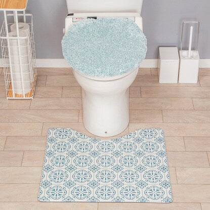 Wipeable toilet mat (tile JQ11)