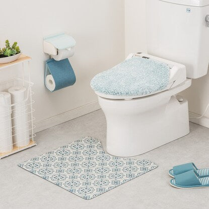 Wipeable toilet mat (tile JQ11)