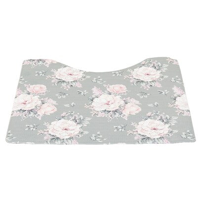 Wipeable toilet mat (Peony Gala JQ12)