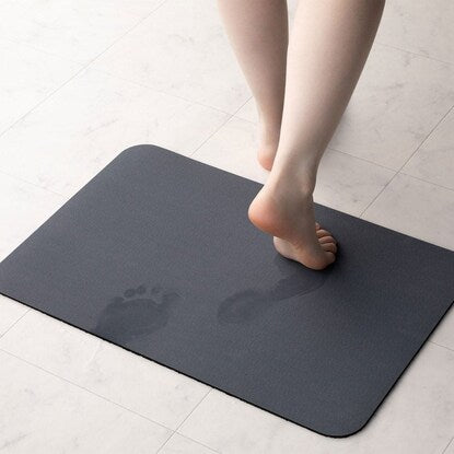 Soft diatomaceous earth mat (Soft Kaiteki 38x59 GY)