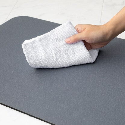 Soft diatomaceous earth mat (Soft Kaiteki 38x59 GY)