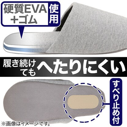 Soft slippers that won't wear out even if you wear them for a long time (Soft NV M)