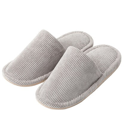 Corduroy slippers (KO2303 GY F)