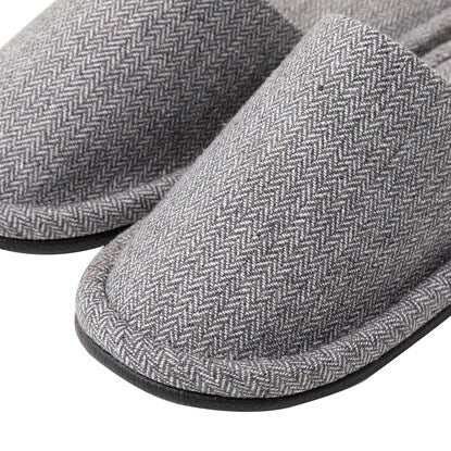 Herringbone slippers (HE2301 GY M)