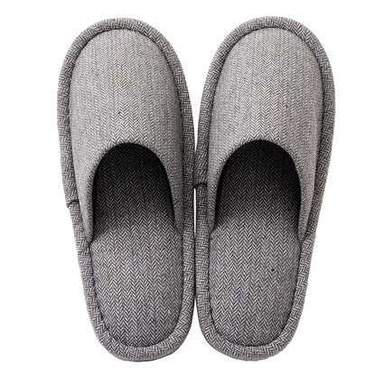 Herringbone slippers (HE2301 GY M)