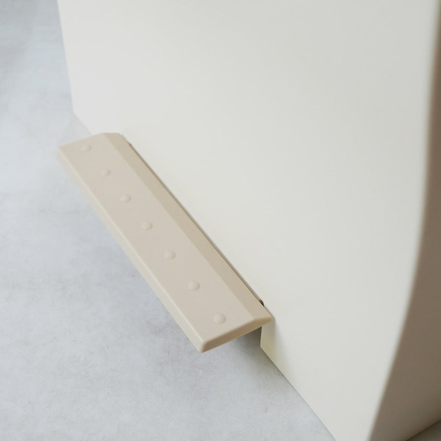 kcud Wide Pedal Pail A Beige