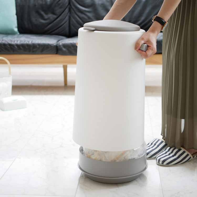 Diaper Pot Airtight Diaper Pail, White