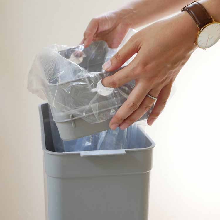 Seals 25 Airtight Dustbin, Gray
