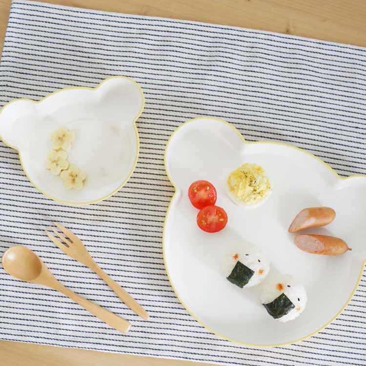 キッズディッシュ ボウル ベア Ｓ イエロー