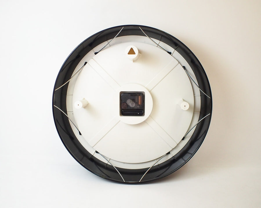 Electric Black 50's Clock