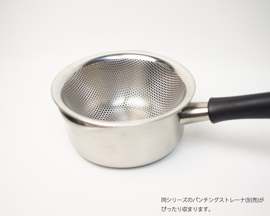 Yanagi Sori Stainless Steel Milk Pan with Lid