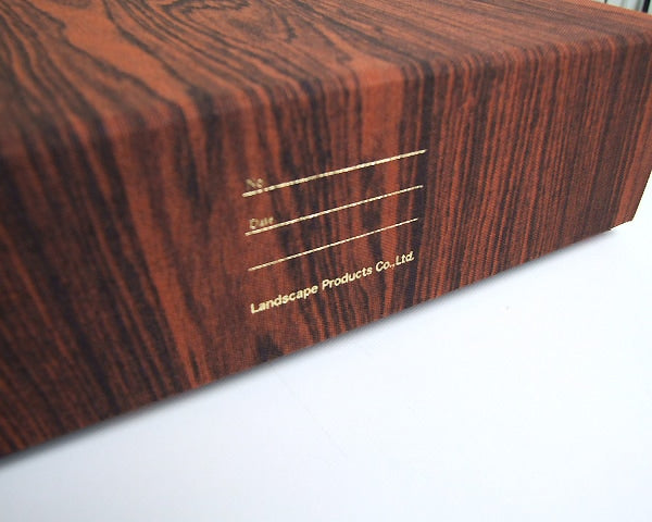 Wood Fabric Document Box