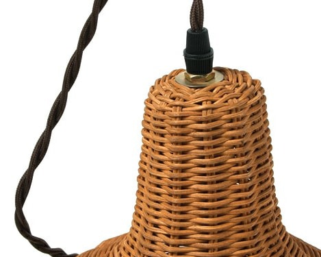 WICKER LAMP