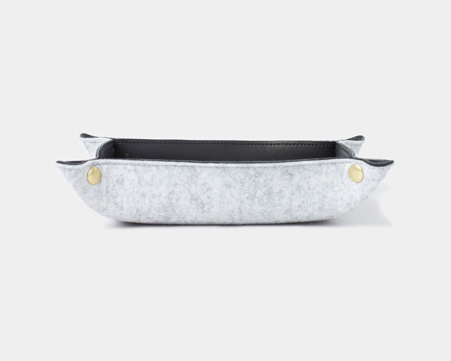 GS Leather &amp; Felt Travel Tray Leather &amp; Felt Travel Tray