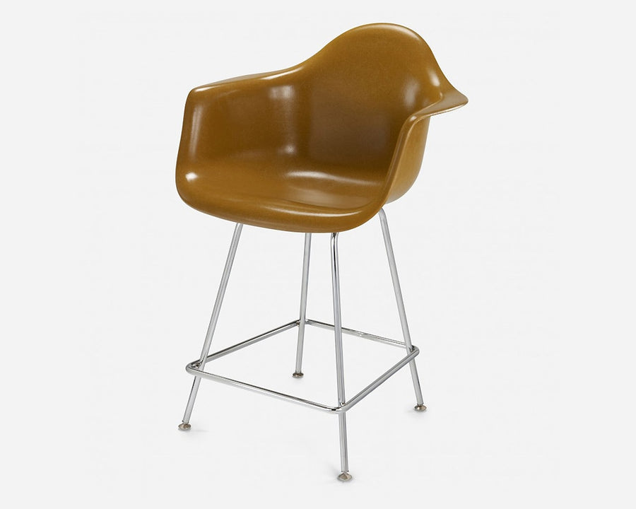 Fiberglass Arm Shell Chair MUSTARD マスタード