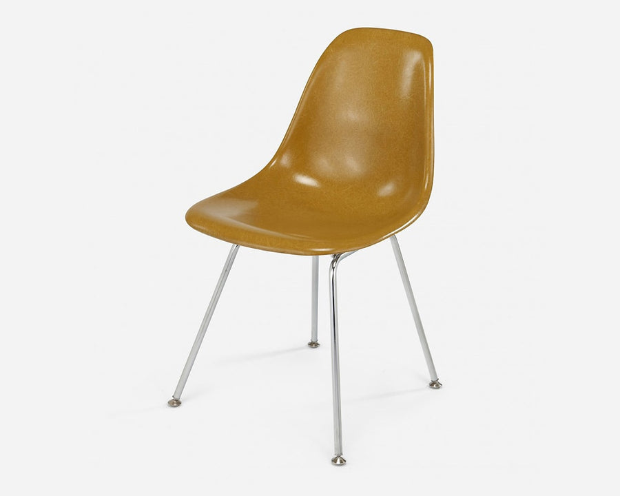 Fiberglass Side Shell Chair MUSTARD マスタード