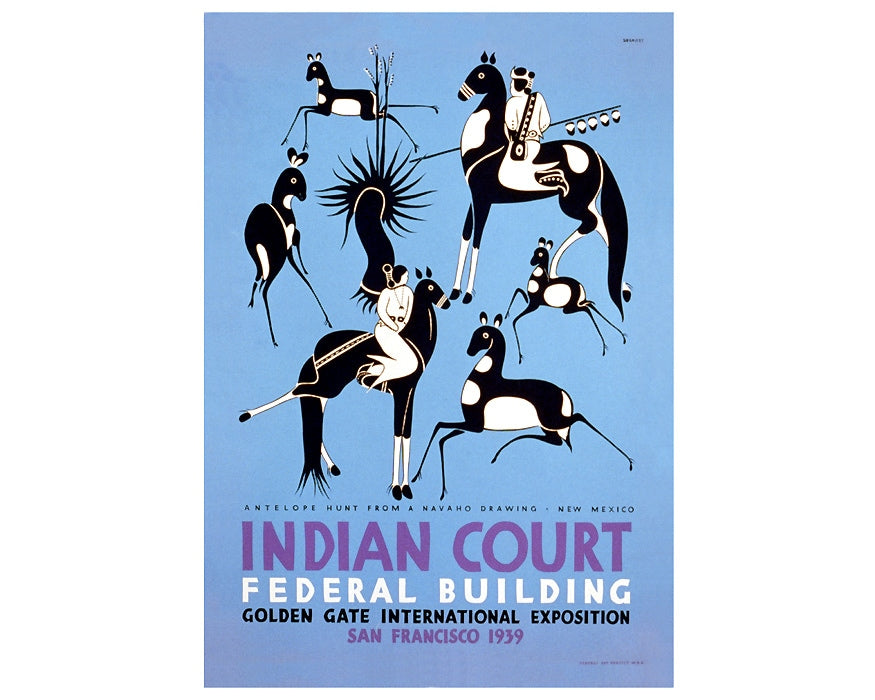 Indian Court Print 1258 インディアンコートプリント フレーム付