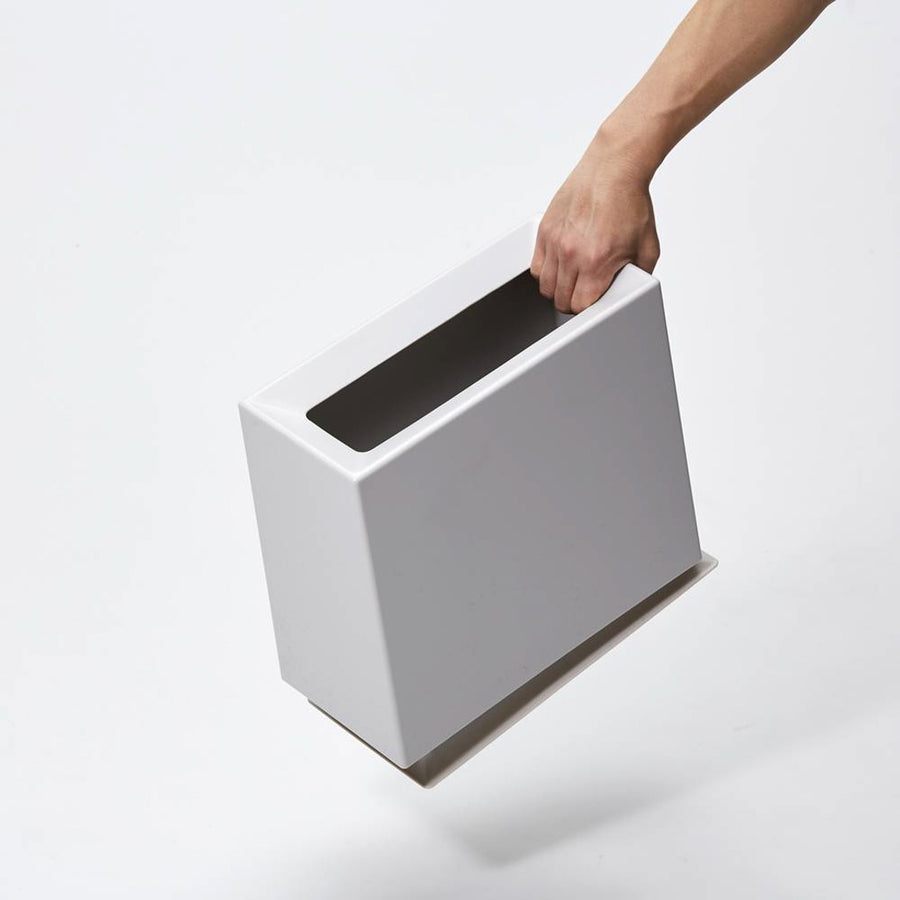 TUBELOR Brick Dustbin, Gray Matte