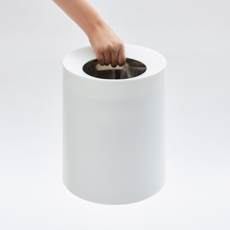 TUBELOR HOMME Round Dustbin, Ash Gray