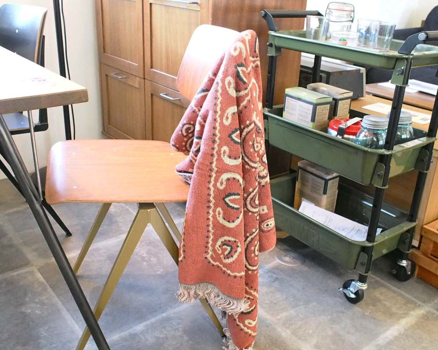 Cotton Pile Blanket Bandana RED Cotton pile blanket bandana red