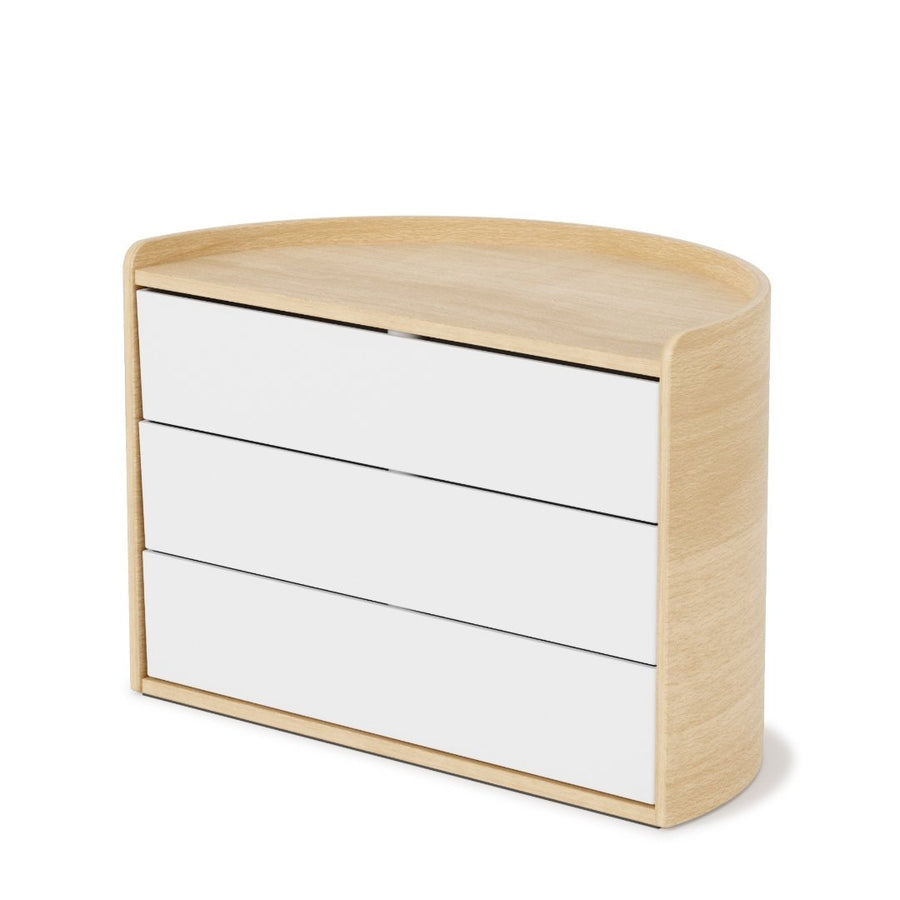 Moona Storage Box, White Natural