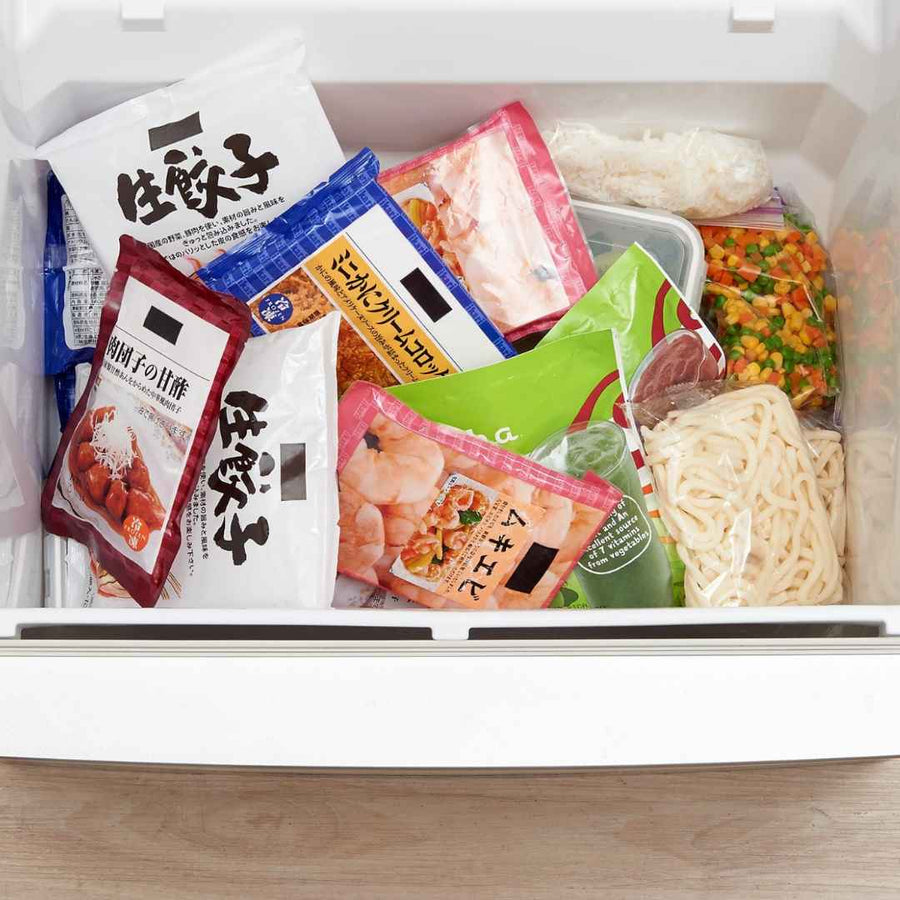 スライドできる! 冷凍庫スタンド 仕切り5枚セット
