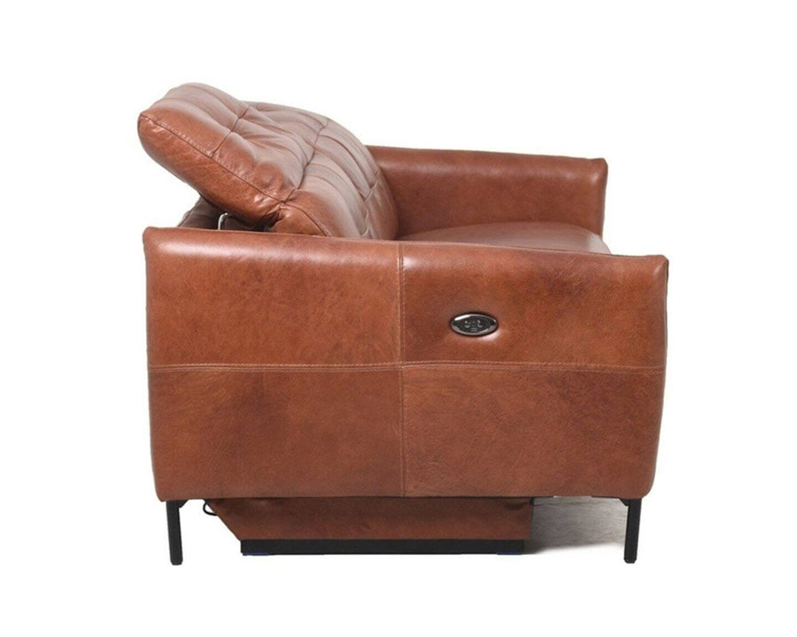 SHEFFIELD RECLINING SOFA LEATHER RB Seafield reclining sofa, leather rich brown