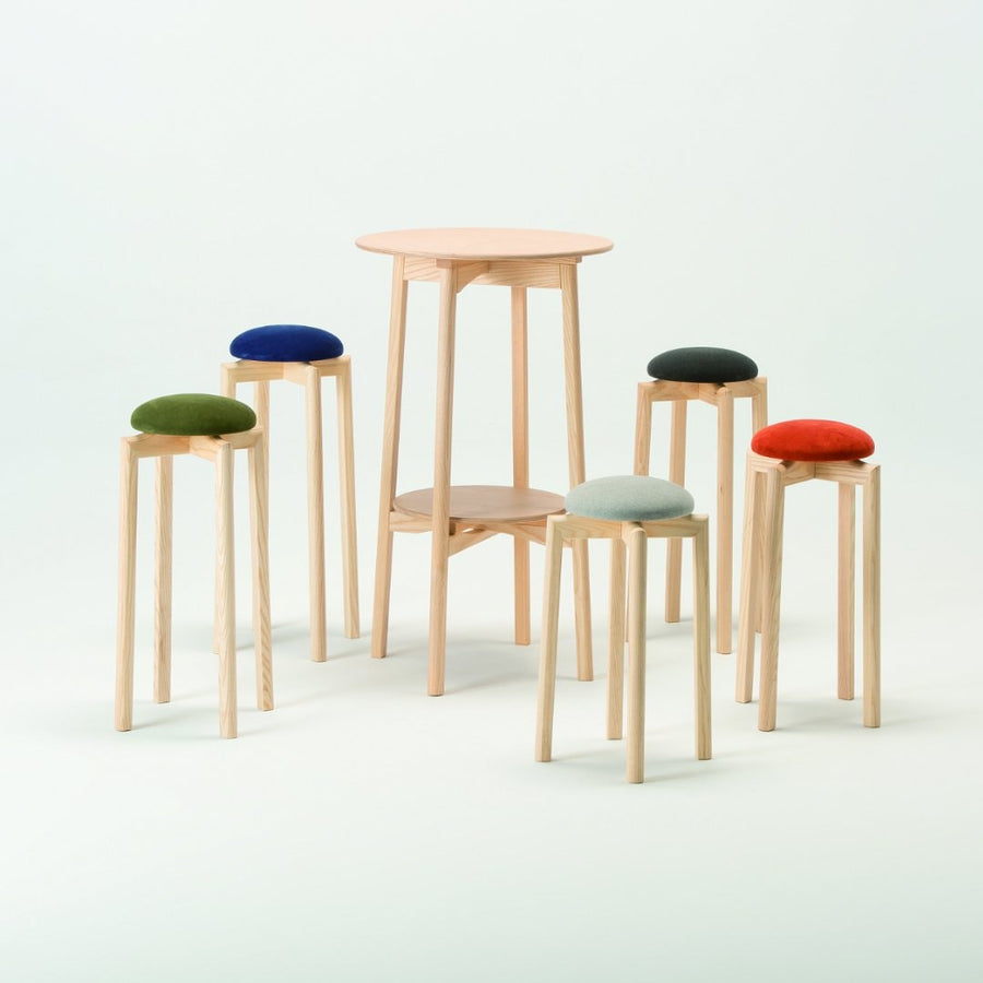 Mushroom Stool M sh600 Charcoal Gray