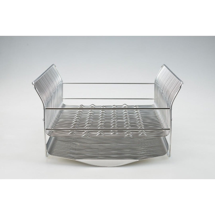 Hanauta Dish Drainer, Horizontal, Silver