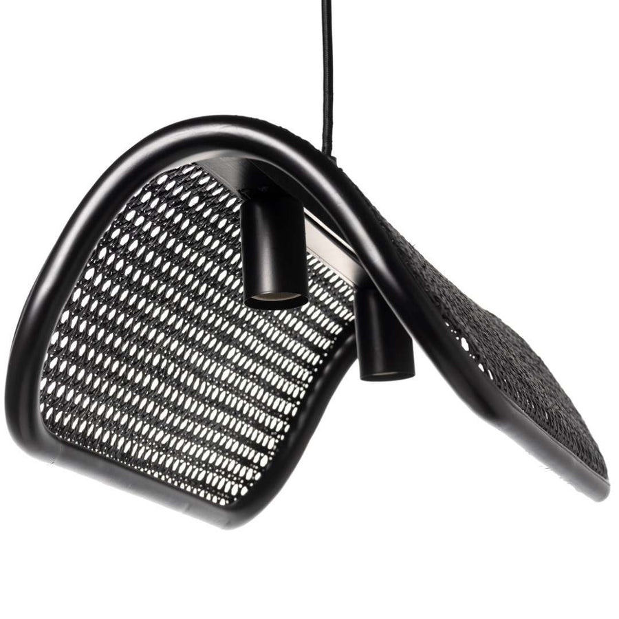 RATTAN PENDANT LAMP 2BULB