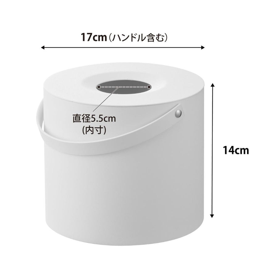 tower tissue case with handle