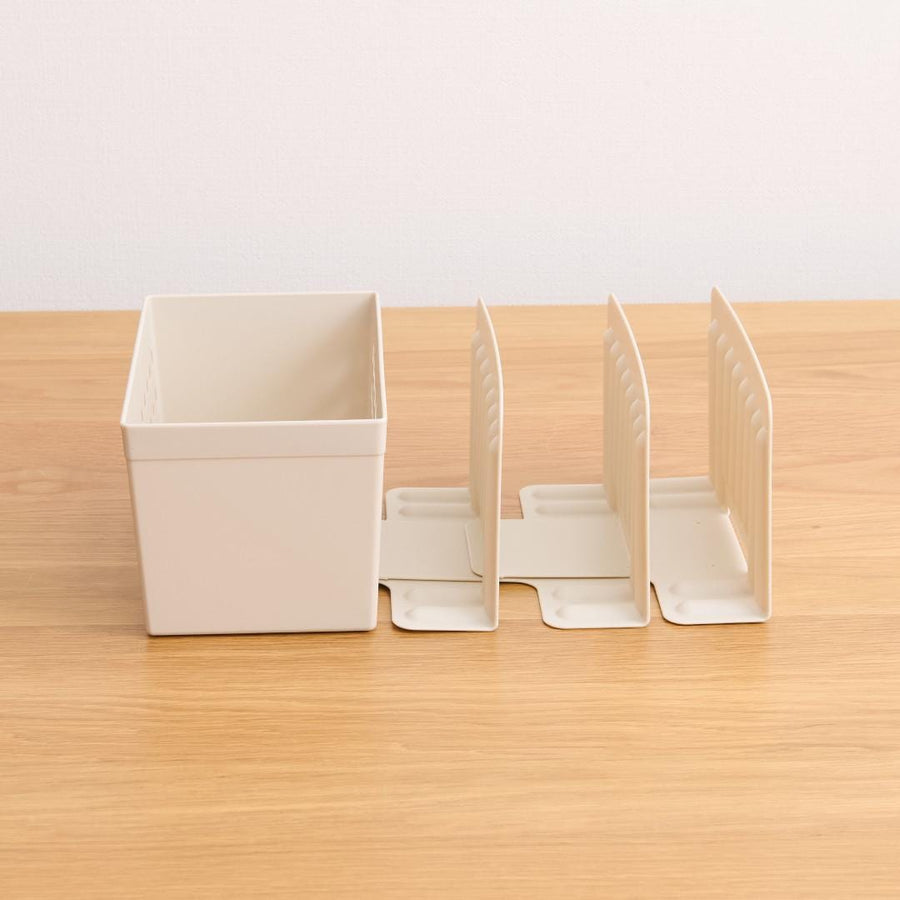 スライドできる! 冷凍庫スタンド ボックス1個、仕切り3枚セット