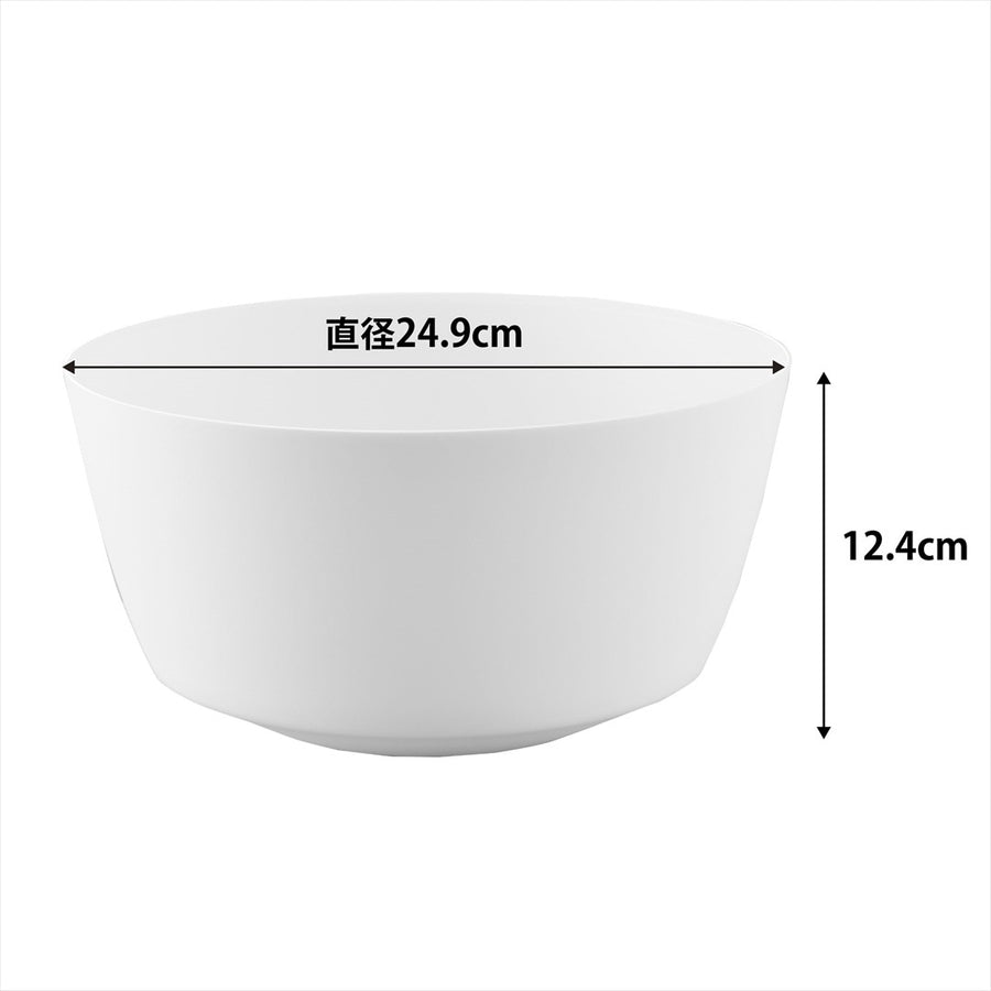 tower 傾けて混ぜやすい調理ボウル L 電子レンジ対応