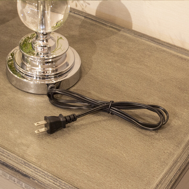 Classic white shade acrylic glass table lamp