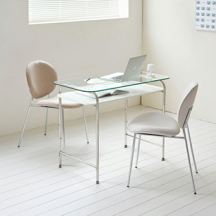 PEBBLE GLASS TABLE
