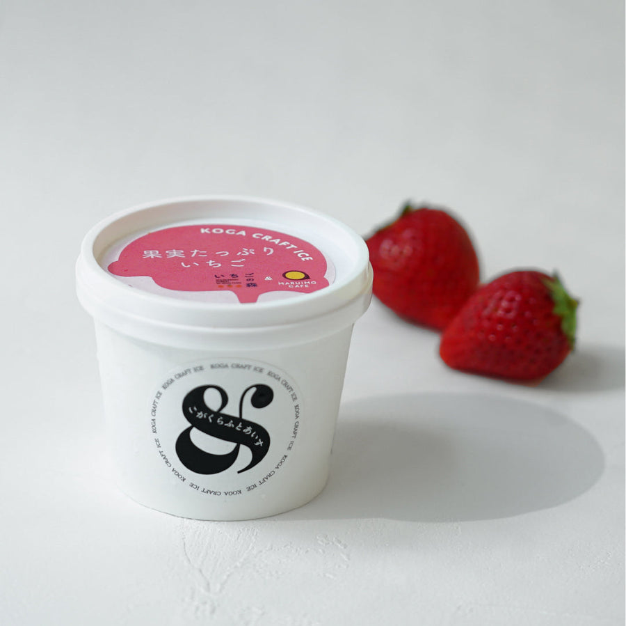 Koga Craft Ice Cream &amp; 8-piece set (Milk &amp; Strawberry)