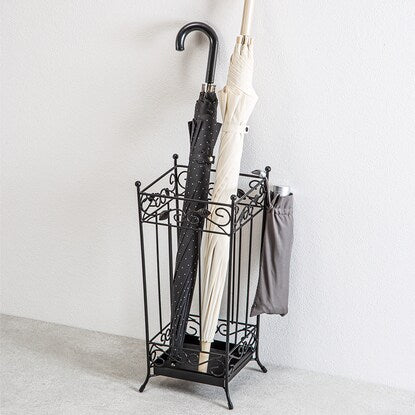 Umbrella stand (LE21 Square Black)