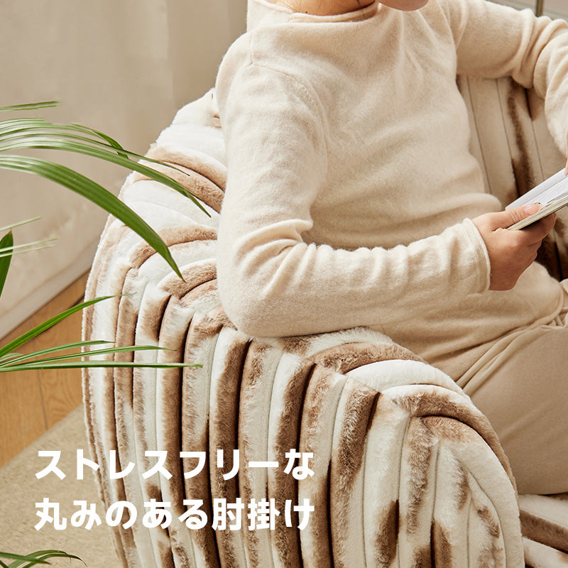 Marble pattern single sofa