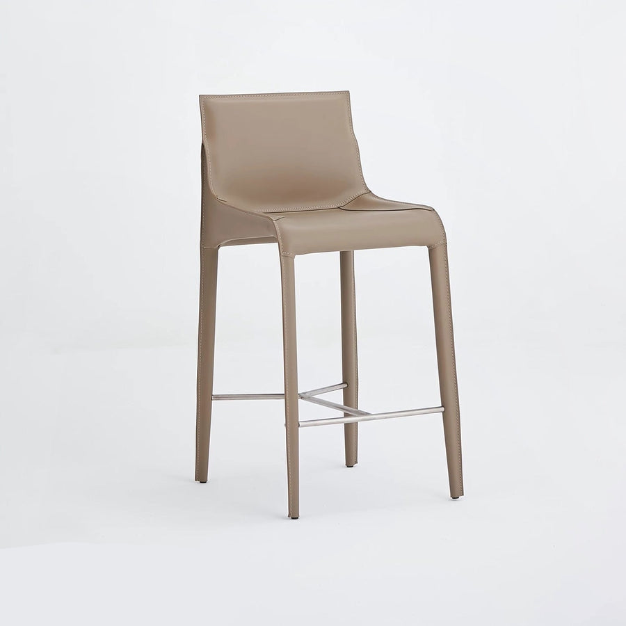 Leather design counter chair